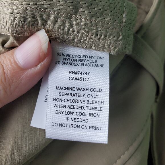 Ascend Womens Khaki Hiking Pants Size 4 - Picture 5 of 6